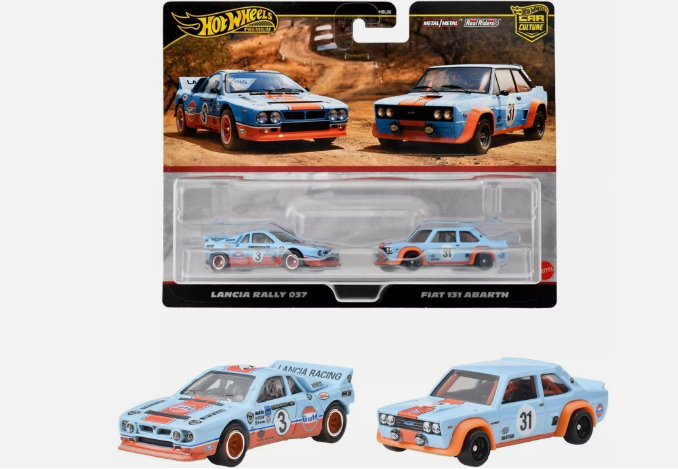 Lancia Rally 037 + Fiat 131 Abarth - Hot Wheels