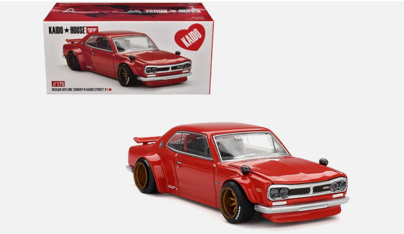 Nissan Skyline GT-R (KPGC10) Kaido Street V1 1969 - Mini GT
