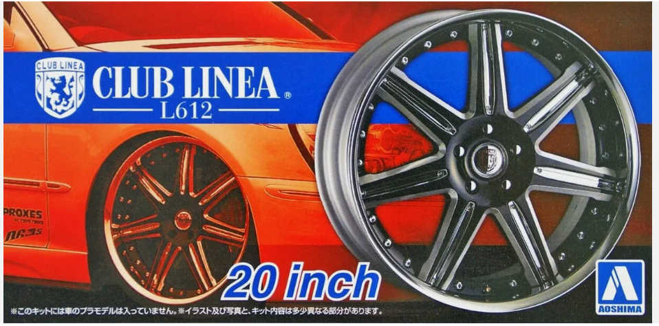 Jantes + pneus Club Linea L612 - Aoshima