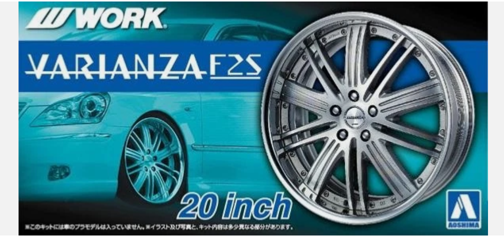 Jantes + pneus Work Varianza F2S - Aoshima