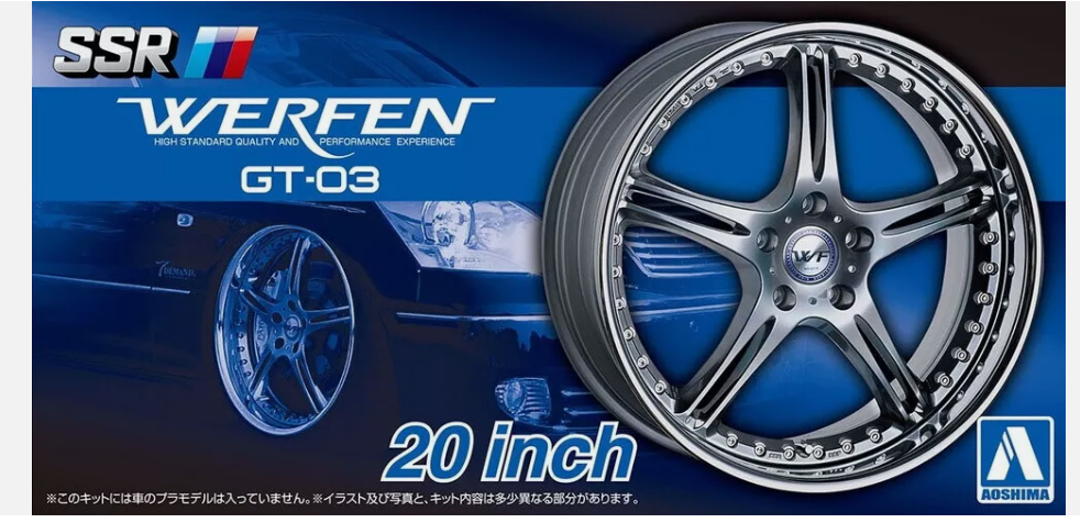 Jantes + pneus SSR Werfen GT-03 - Aoshima