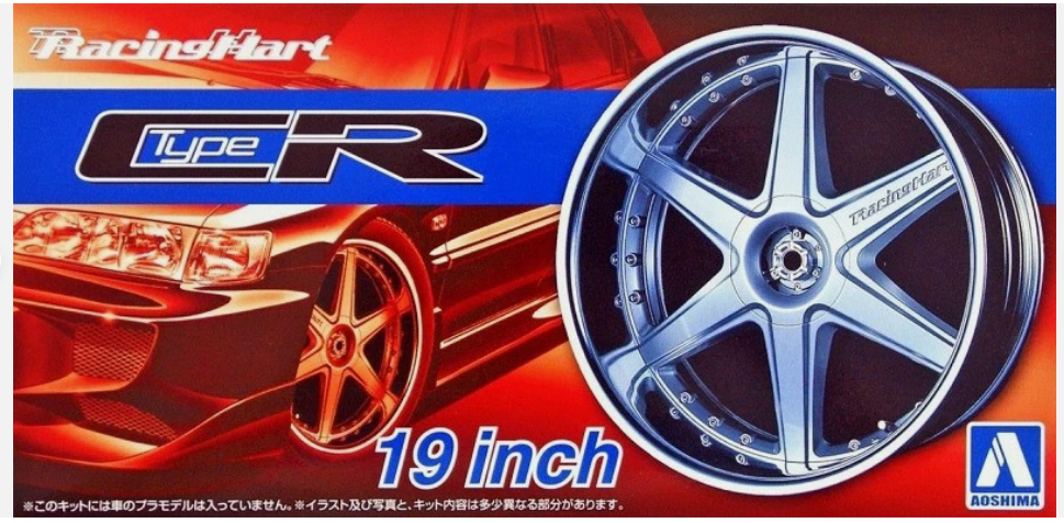 Jantes + pneus Racing Hart Type CR - Aoshima