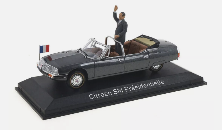 Citroën SM Présidentielle 1995 avec Figurine - Norev